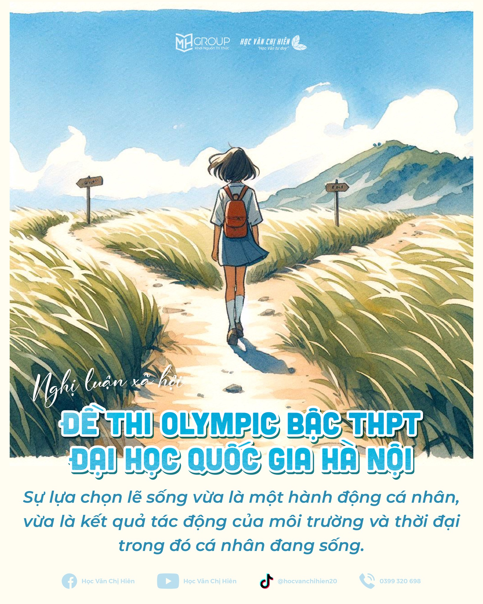 BÀI VIẾT NGHỊ LUẬN XÃ HỘI MẪU - ĐỀ THI OLYMPIC BẬC THPT ĐẠI HỌC QUỐC GIA HÀ NỘI