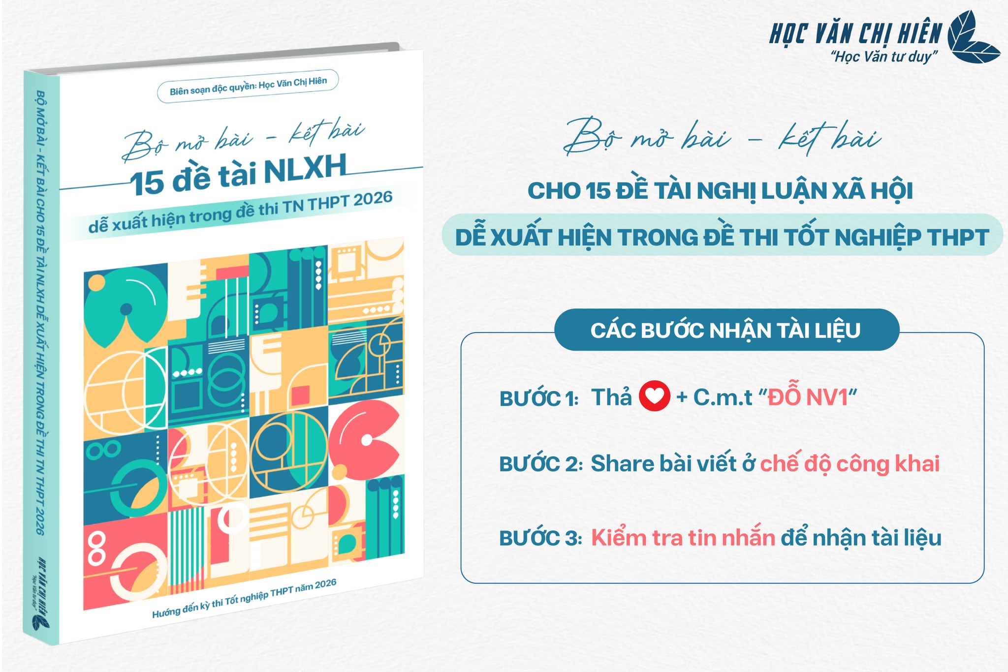 BỘ MỞ BÀI - KẾT BÀI MẪU  CHO 15 ĐỀ TÀI NGHỊ LUẬN XÃ HỘI DỄ XUẤT HIỆN TRONG ĐỀ THI TỐT NGHIỆP THPT